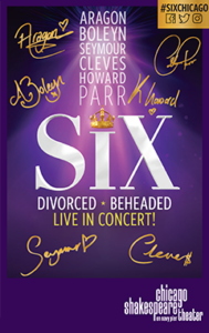 Program for SIX - Divorced - Beheaded Live in Concert!