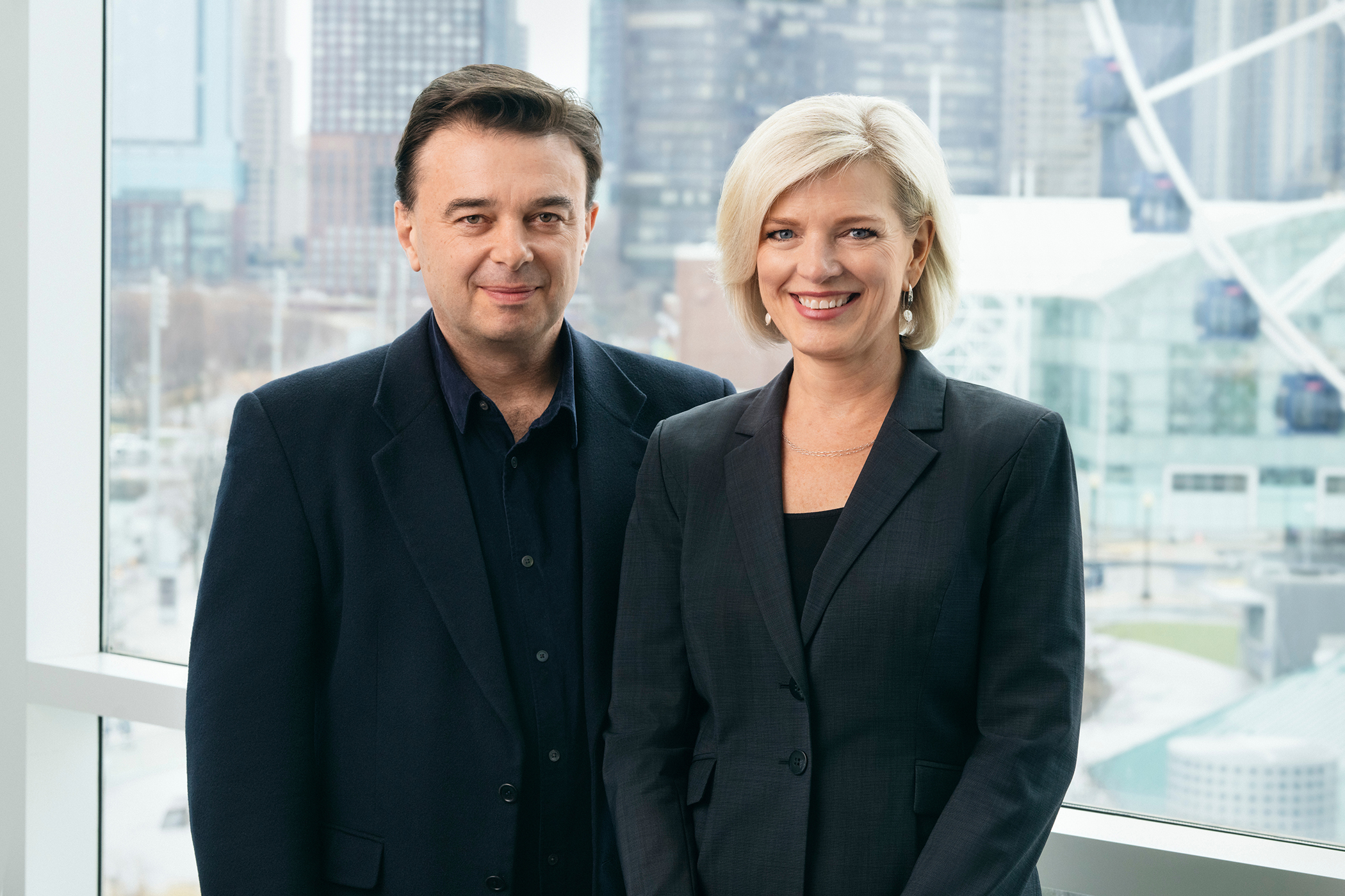 Artistic Director Edward Hall and Executive Director Kimberly Motes