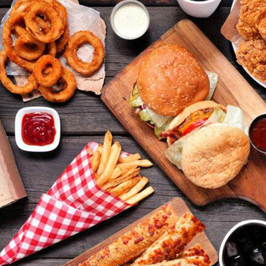 Fast food dining options at navy pier